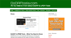 Desktop Screenshot of dodaftools.com