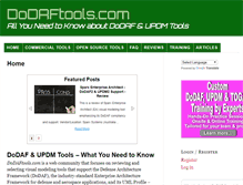 Tablet Screenshot of dodaftools.com